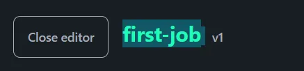 first job